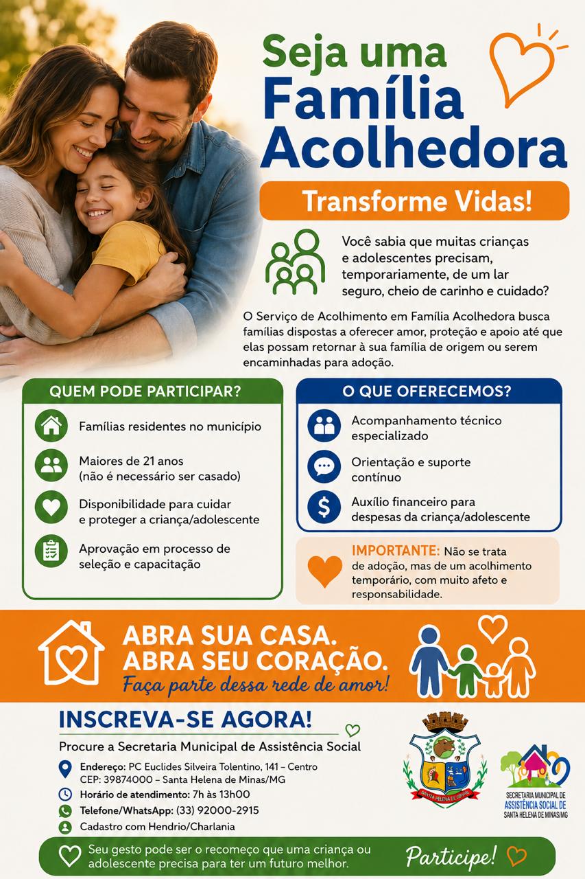 Seja Uma Família Acolhedora